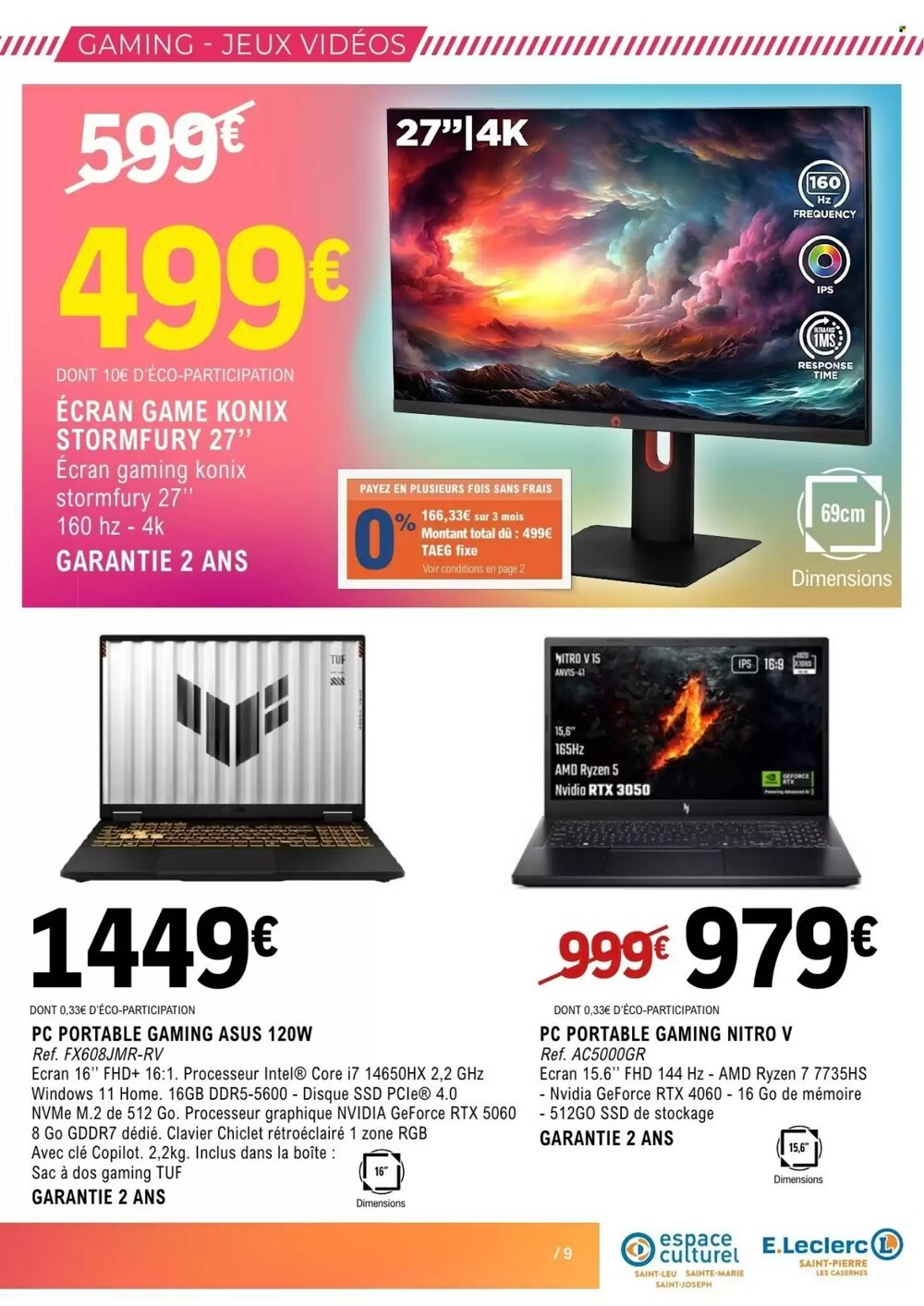 Prospectus promotionnel E.Leclerc valable à partir du 30/12/2025 - Page 9.