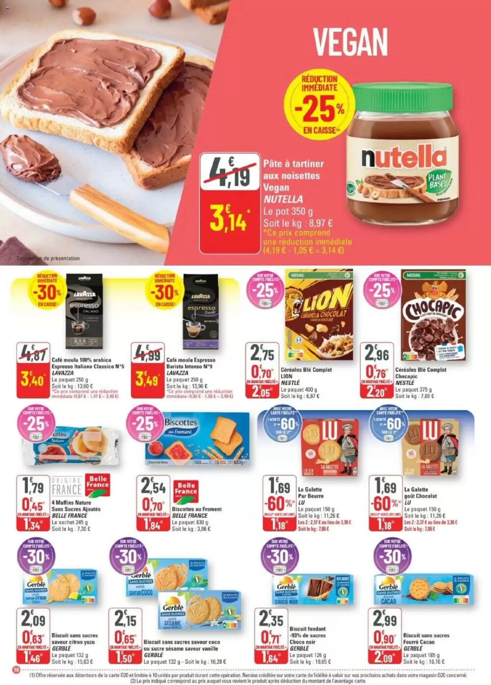 Prospectus promotionnel G20 valable à partir du 31/12/2025 - Page 10.