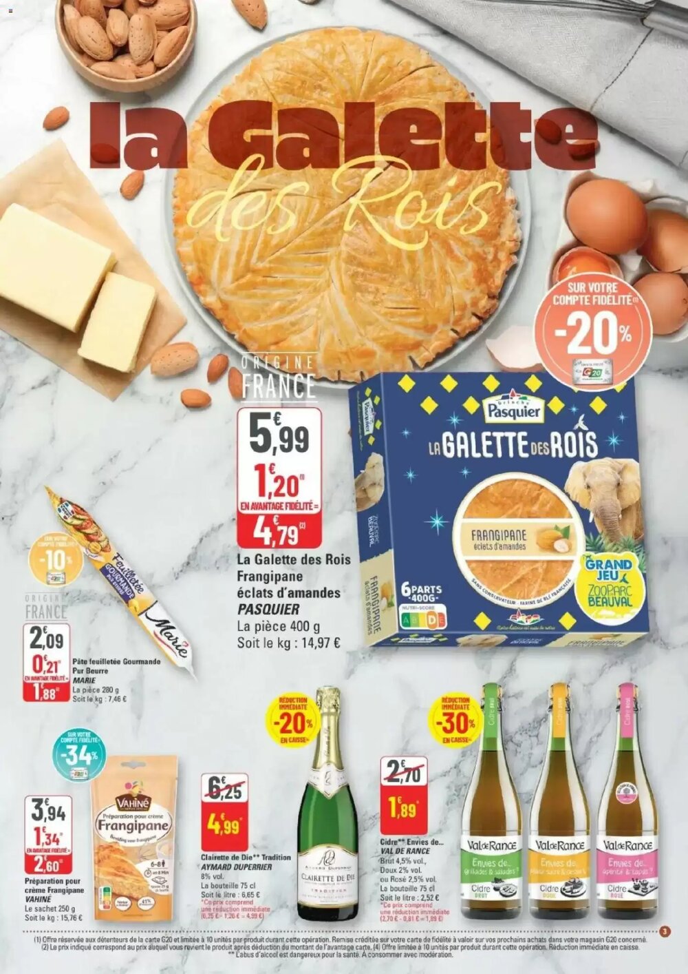 Prospectus promotionnel G20 valable à partir du 31/12/2025 - Page 3.