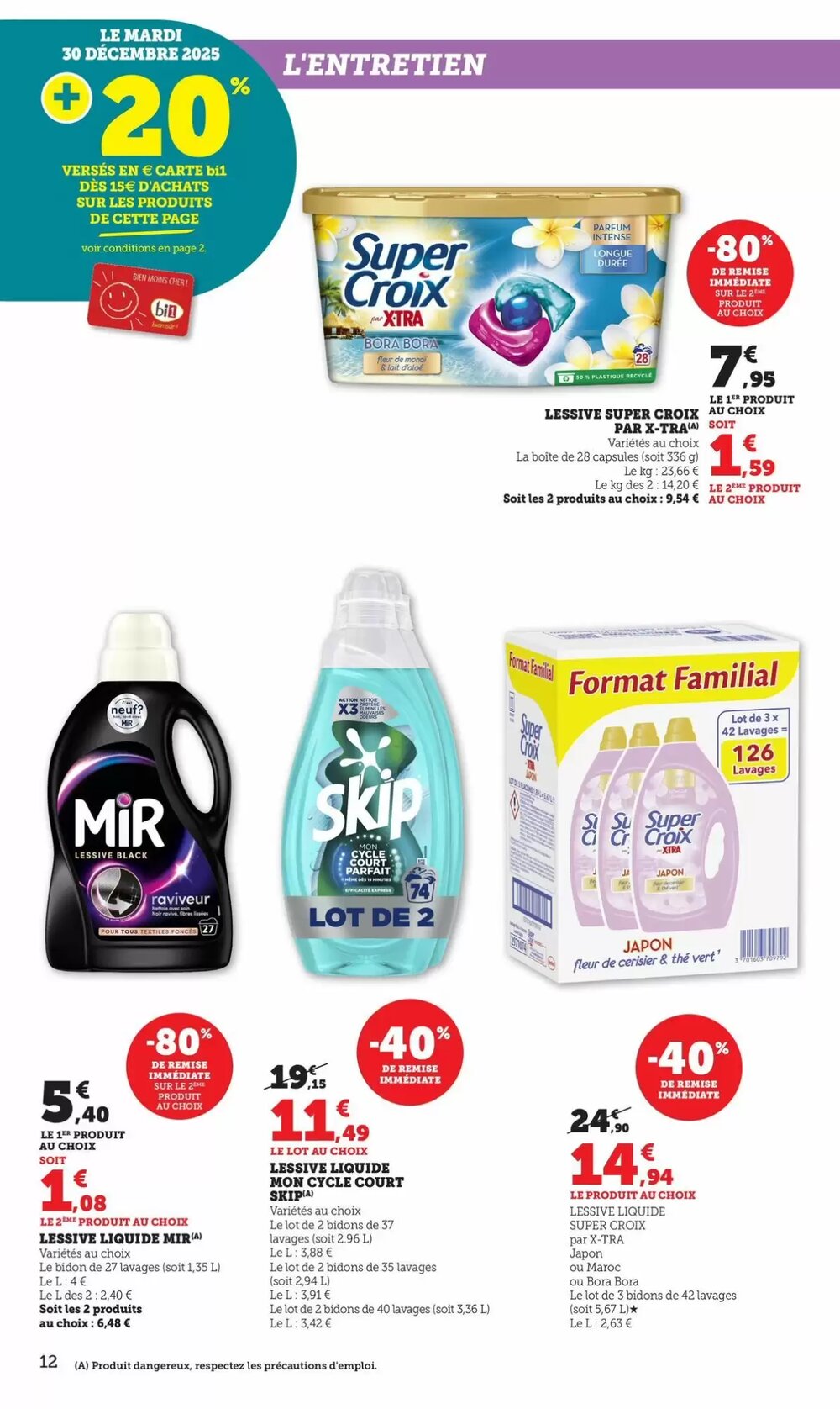 Prospectus promotionnel Bi1 valable à partir du 31/12/2025 - Page 13.