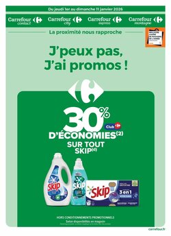 Prospectus promotionnel Carrefour valable à partir du 01/01/2026
