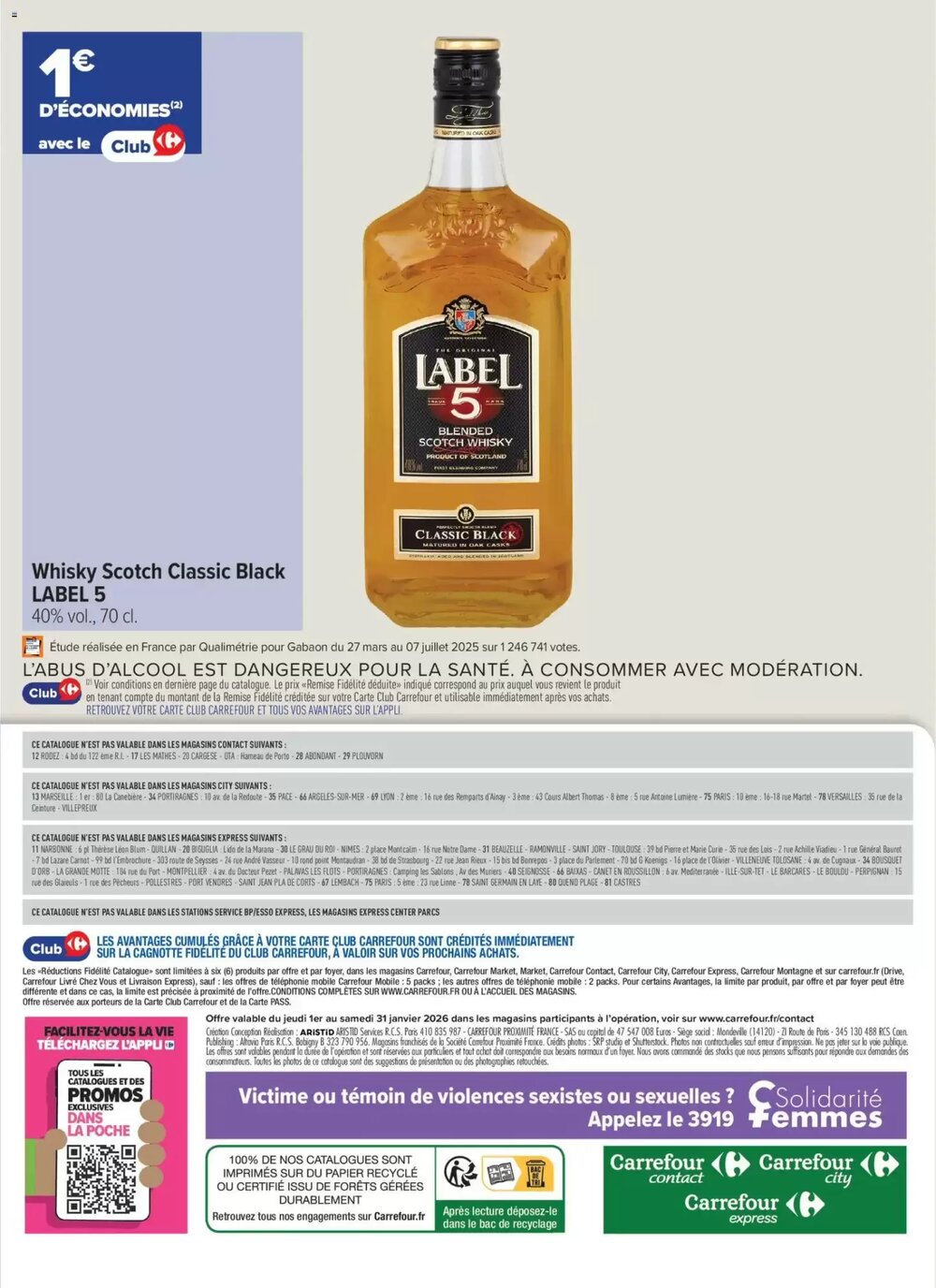 Prospectus promotionnel Carrefour valable à partir du 01/01/2026 - Page 2.