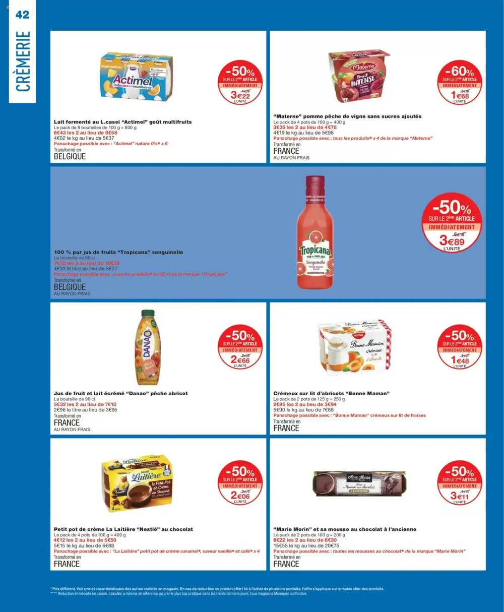 Prospectus promotionnel Monoprix valable à partir du 01/01/2026 - Page 42.