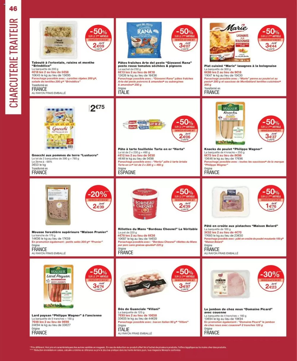 Prospectus promotionnel Monoprix valable à partir du 01/01/2026 - Page 46.