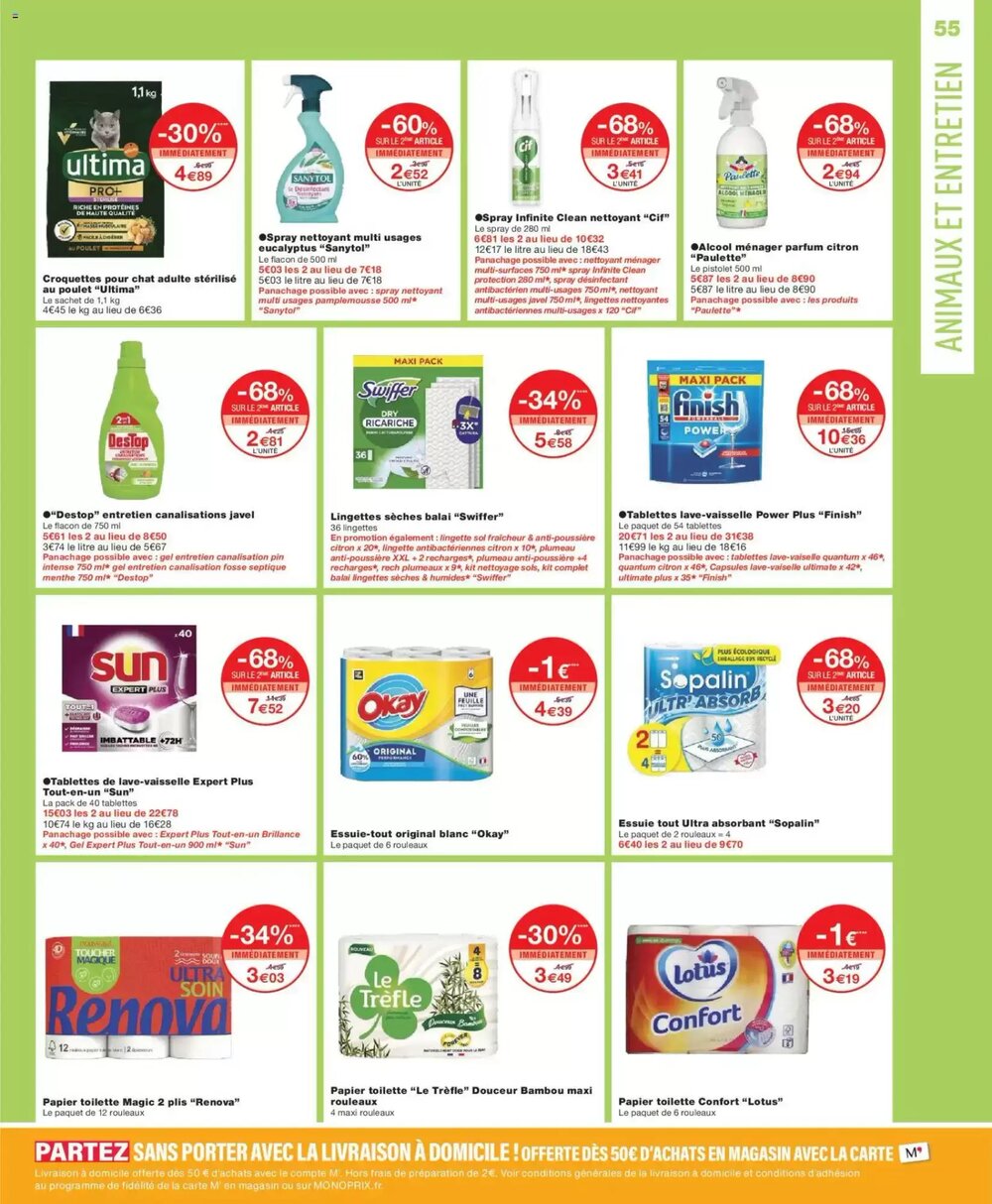 Prospectus promotionnel Monoprix valable à partir du 01/01/2026 - Page 55.