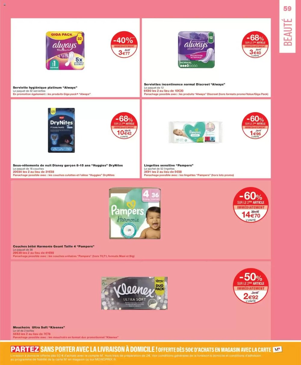 Prospectus promotionnel Monoprix valable à partir du 01/01/2026 - Page 59.