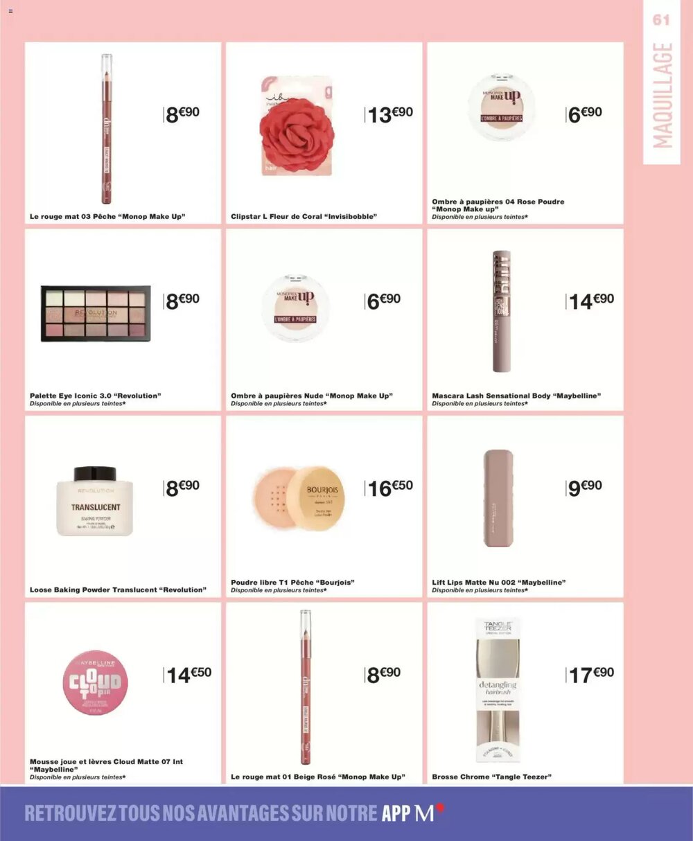 Prospectus promotionnel Monoprix valable à partir du 01/01/2026 - Page 61.