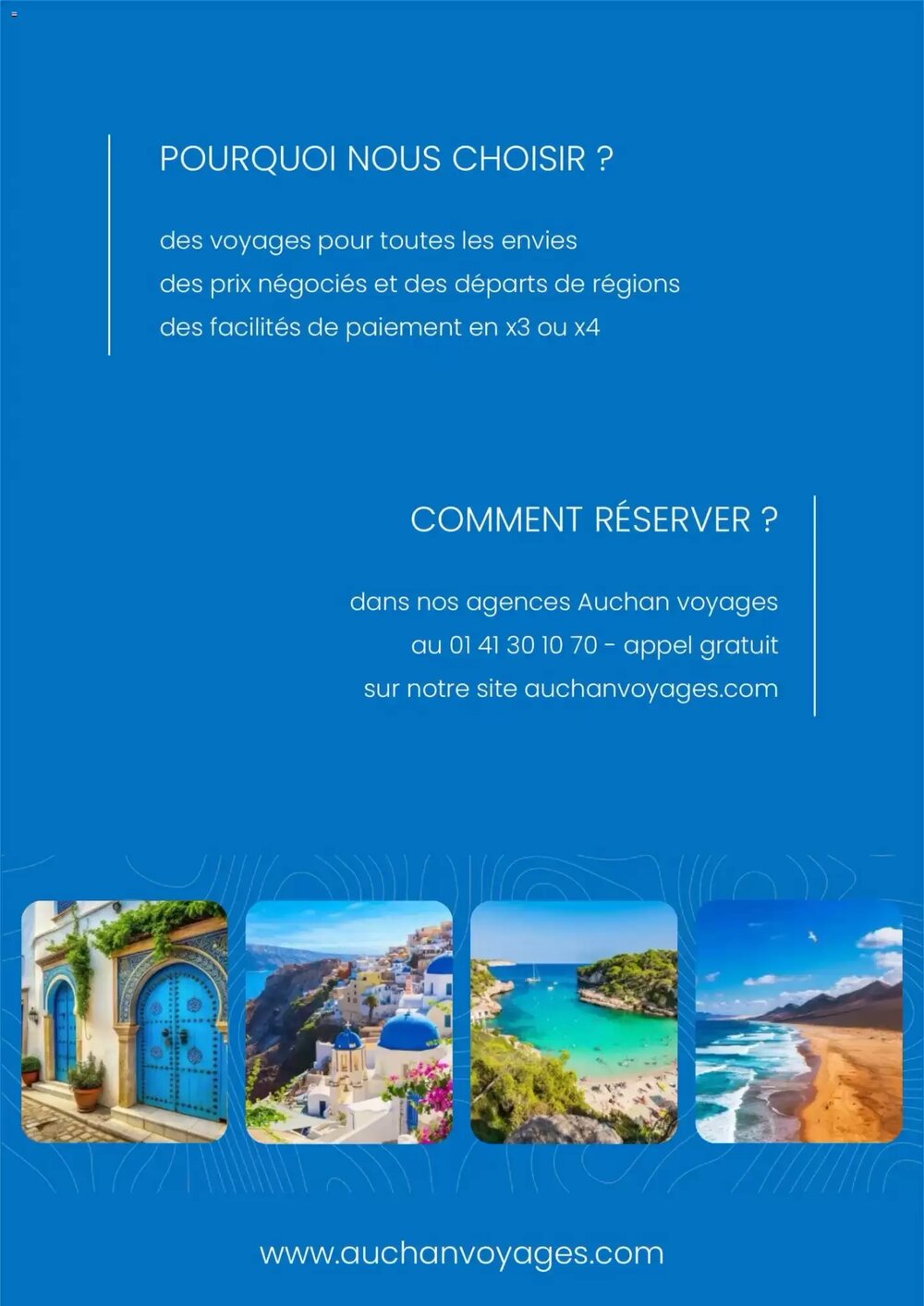 Prospectus promotionnel Auchan Voyages valable à partir du 01/01/2026 - Page 10.