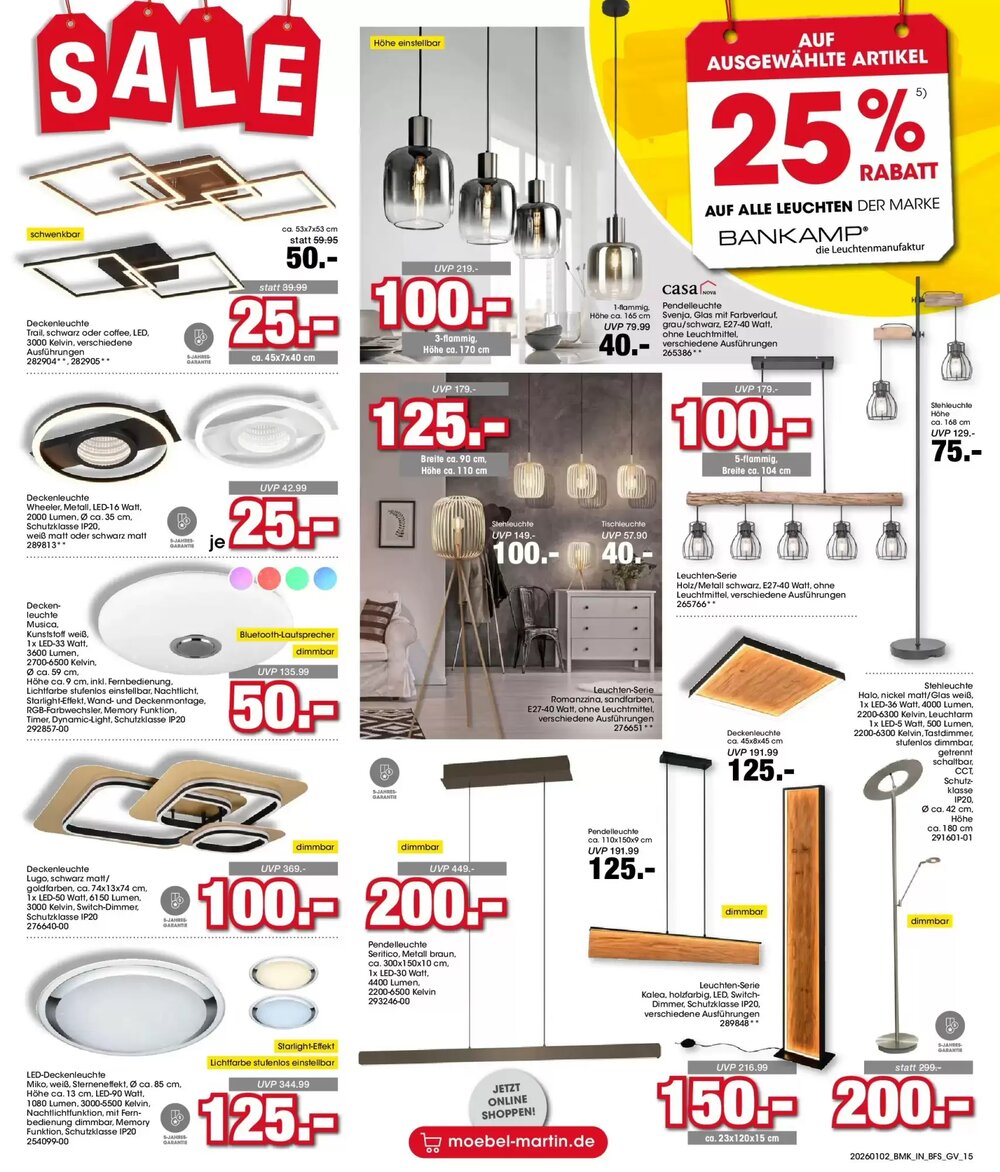 Prospectus promotionnel Möbel Martin valable à partir du 01/01/2026 - Page 15.