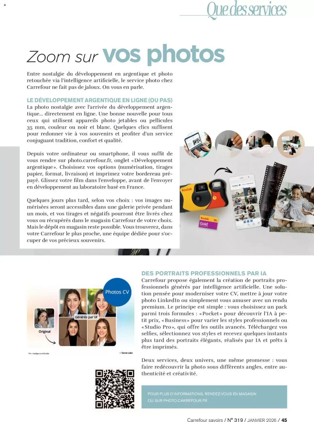 Prospectus promotionnel Carrefour valable à partir du 01/01/2026 - Page 45.