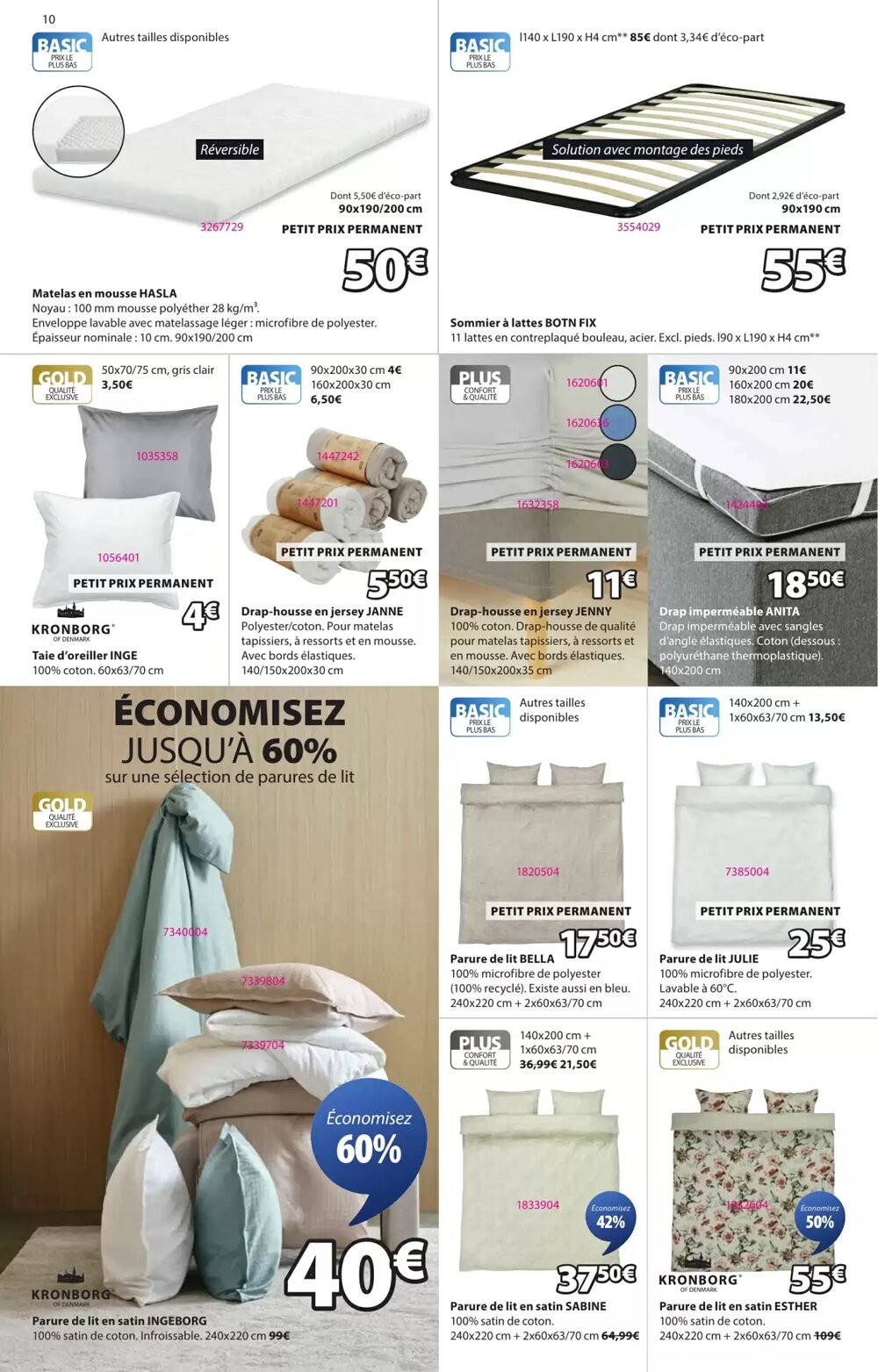 Prospectus promotionnel JYSK valable à partir du 01/01/2026 - Page 10.