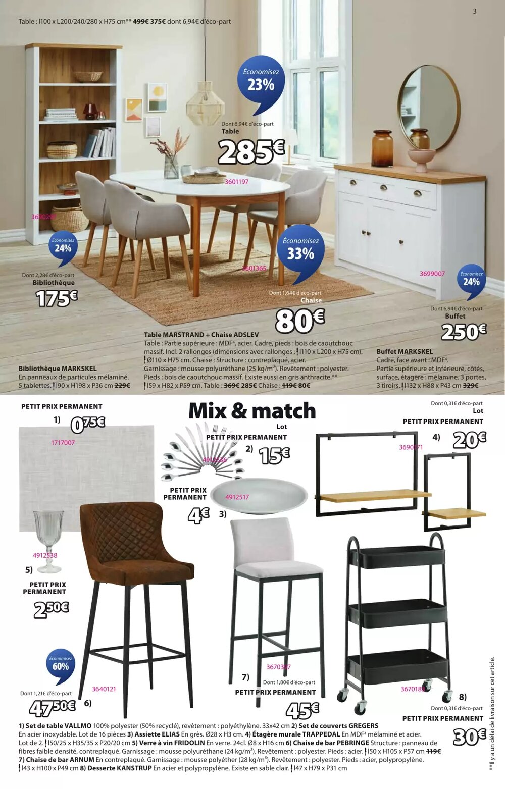 Prospectus promotionnel JYSK valable à partir du 01/01/2026 - Page 3.