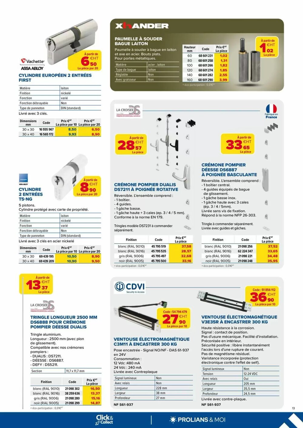 Prospectus promotionnel Prolians valable à partir du 01/01/2026 - Page 13.