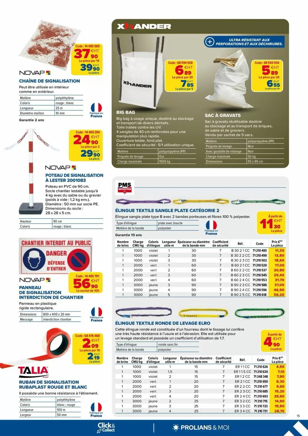 Prospectus promotionnel Prolians valable à partir du 01/01/2026 - Page 15.