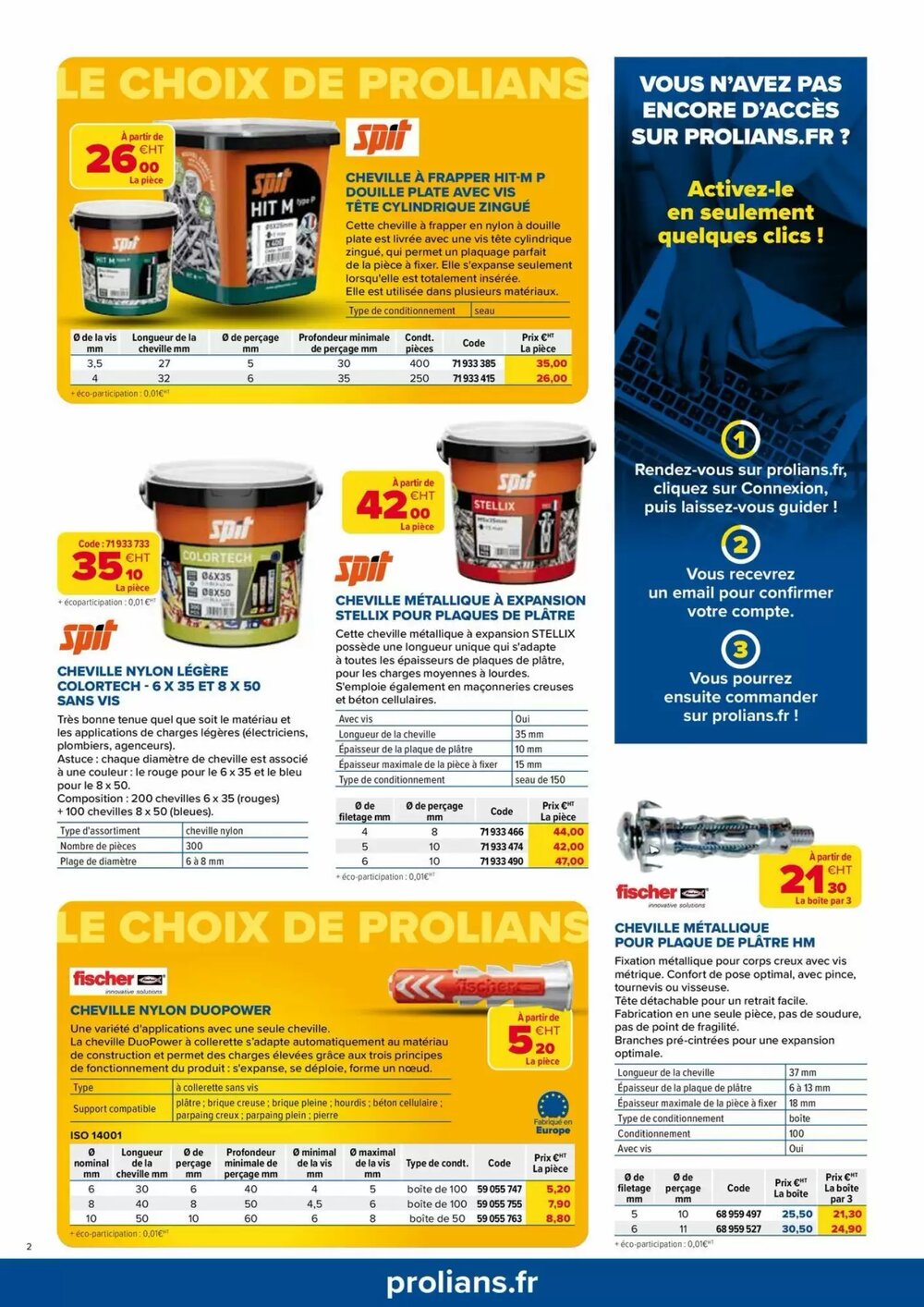 Prospectus promotionnel Prolians valable à partir du 01/01/2026 - Page 2.