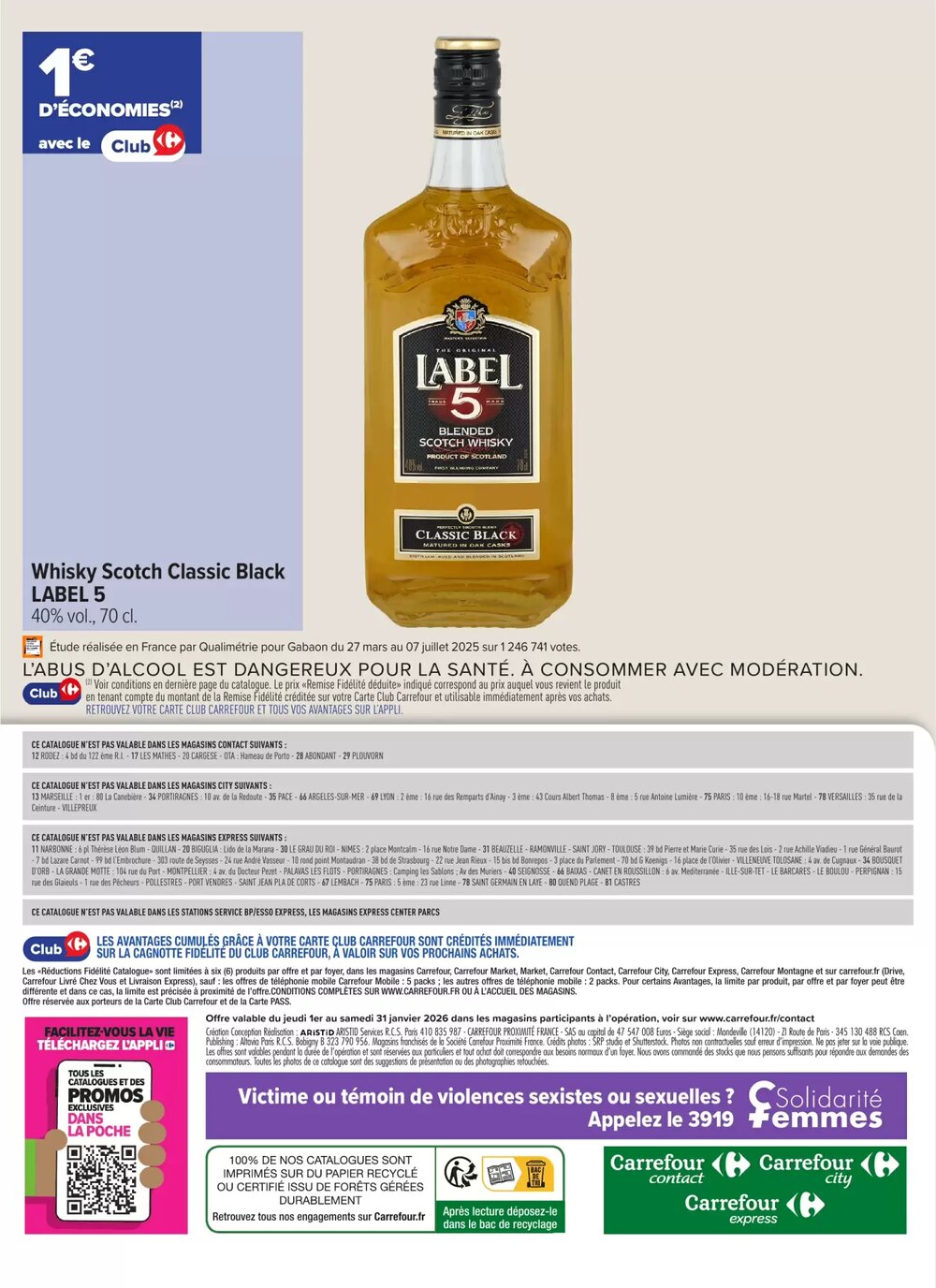 Prospectus promotionnel Carrefour valable à partir du 01/01/2026 - Page 2.