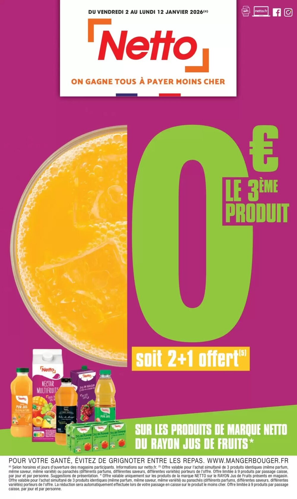 Prospectus promotionnel Netto valable à partir du 02/01/2026 - Page 1.