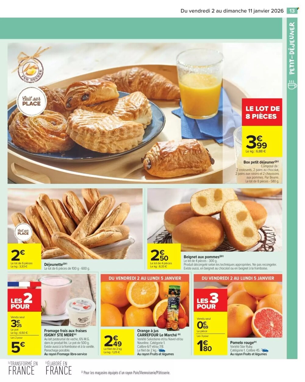 Prospectus promotionnel Carrefour Market valable à partir du 02/01/2026 - Page 15.