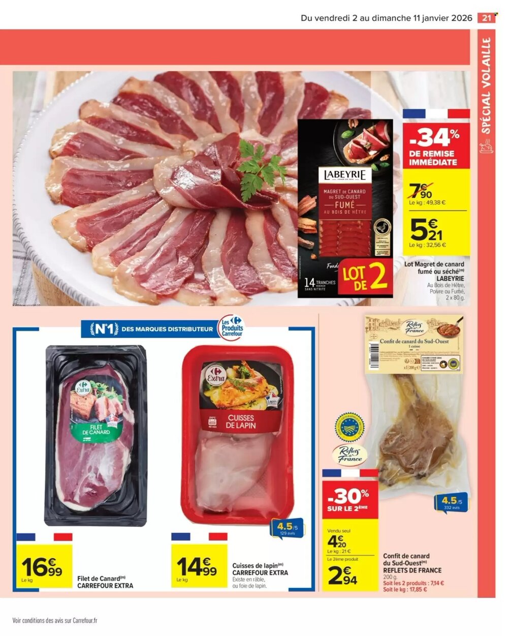 Prospectus promotionnel Carrefour Market valable à partir du 02/01/2026 - Page 23.