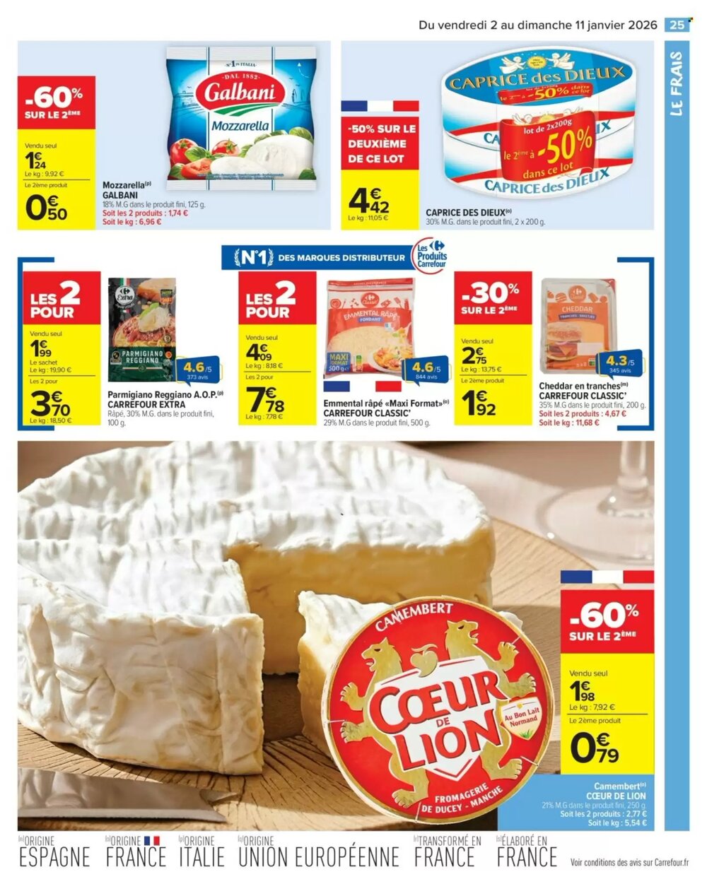 Prospectus promotionnel Carrefour Market valable à partir du 02/01/2026 - Page 27.