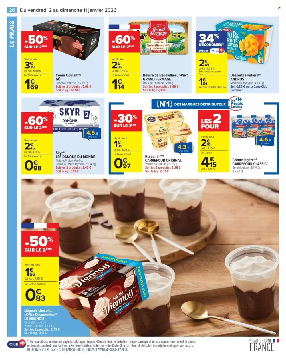 Prospectus promotionnel Carrefour Market valable à partir du 02/01/2026 - Page 28.