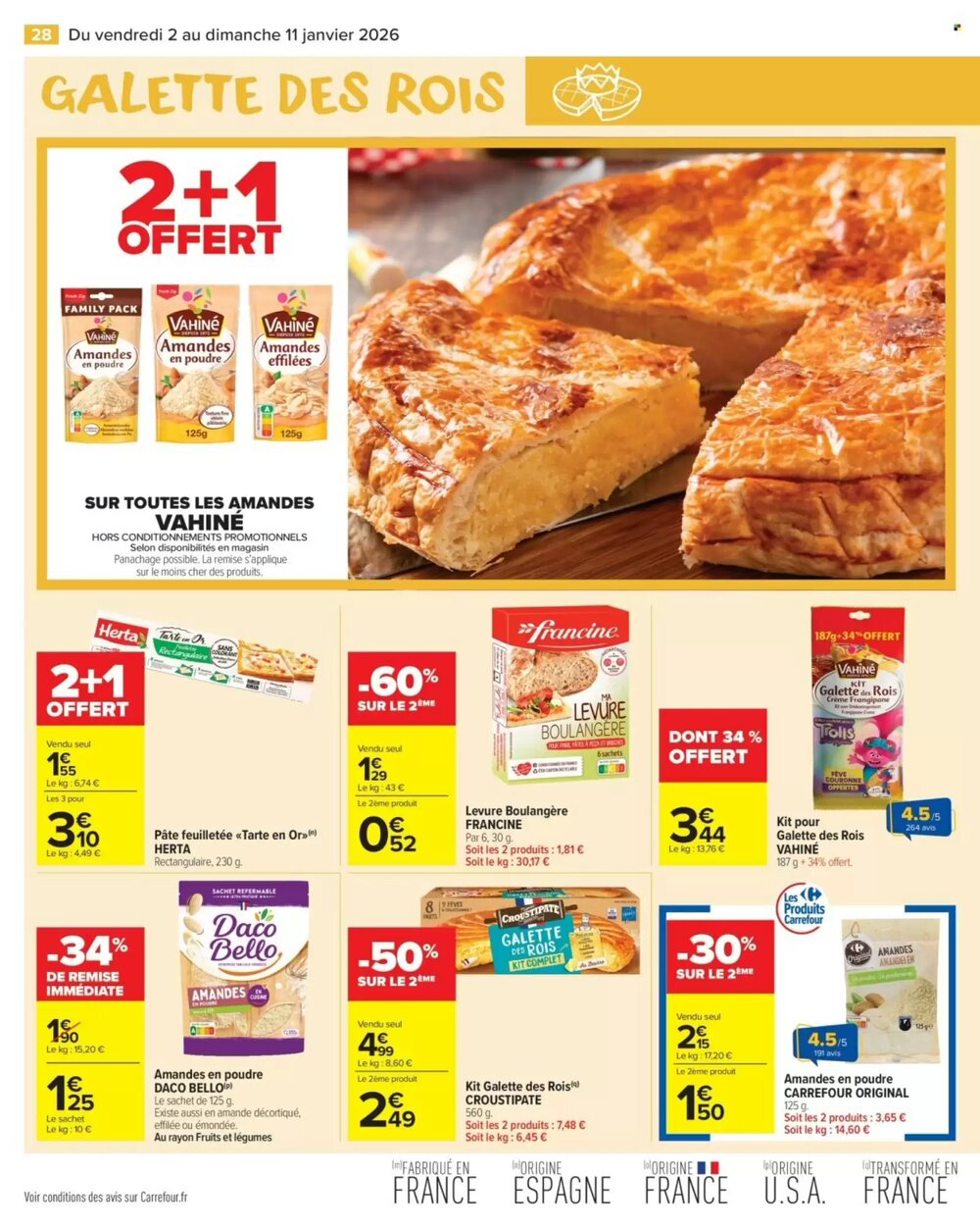 Prospectus promotionnel Carrefour Market valable à partir du 02/01/2026 - Page 30.