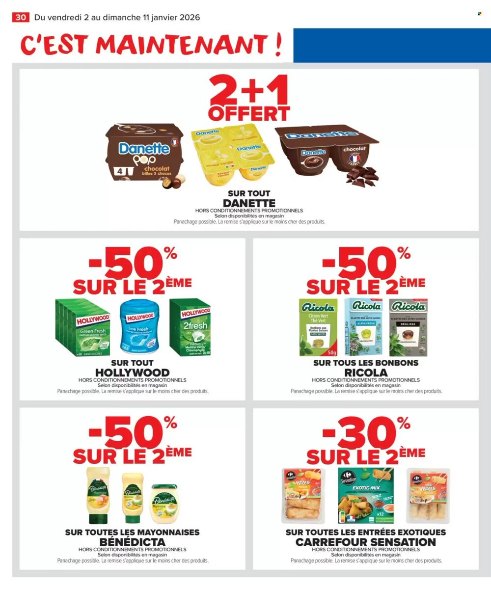 Prospectus promotionnel Carrefour Market valable à partir du 02/01/2026 - Page 32.