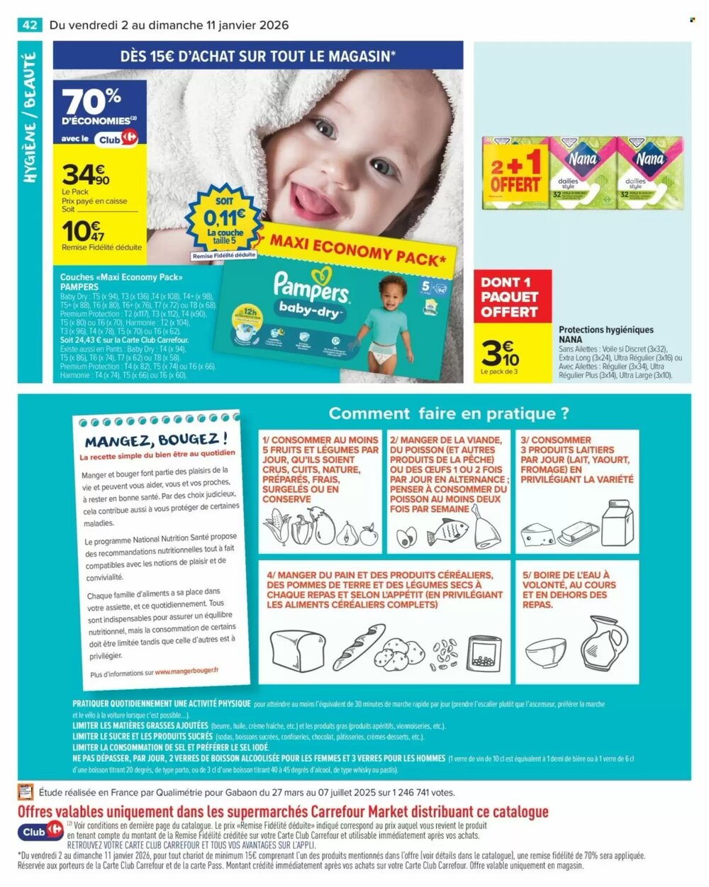 Prospectus promotionnel Carrefour Market valable à partir du 02/01/2026 - Page 44.