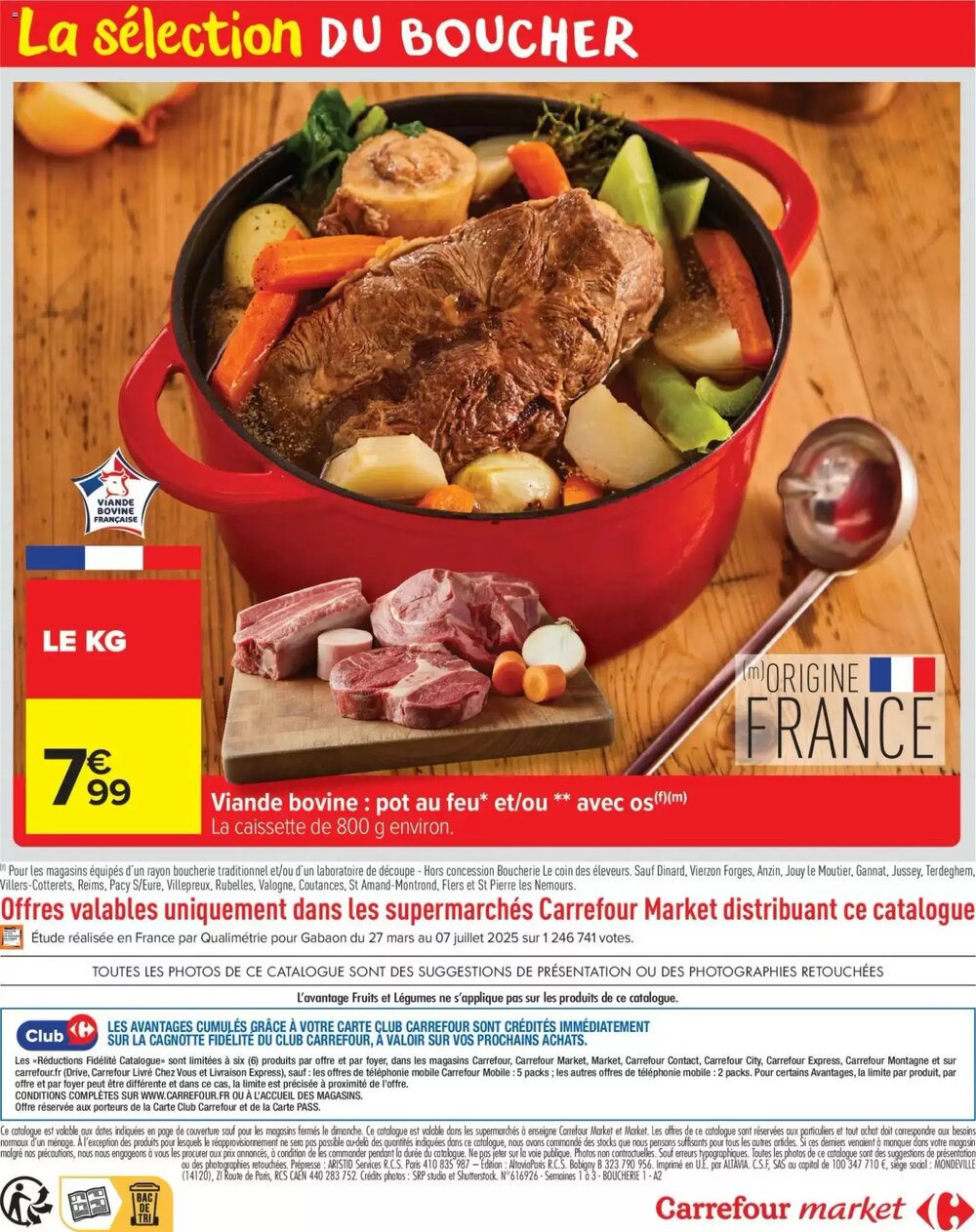 Prospectus promotionnel Carrefour Market valable à partir du 02/01/2026 - Page 12.