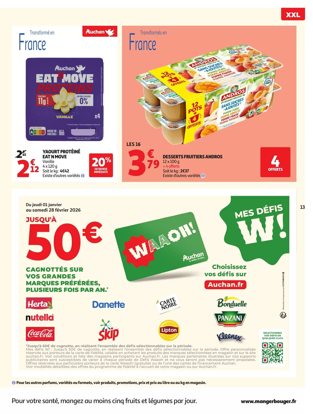Prospectus promotionnel Auchan valable à partir du 02/01/2026 - Page 13.