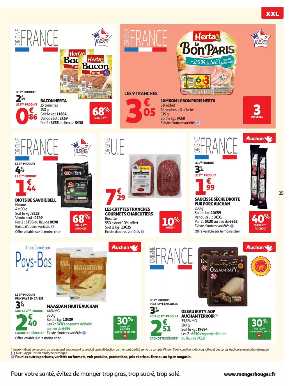 Prospectus promotionnel Auchan valable à partir du 02/01/2026 - Page 15.