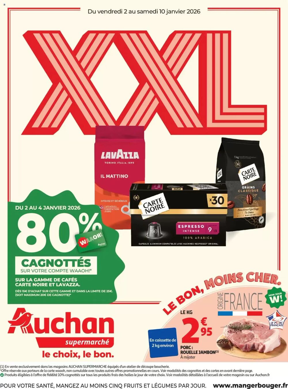 Prospectus promotionnel Auchan valable à partir du 02/01/2026 - Page 1.