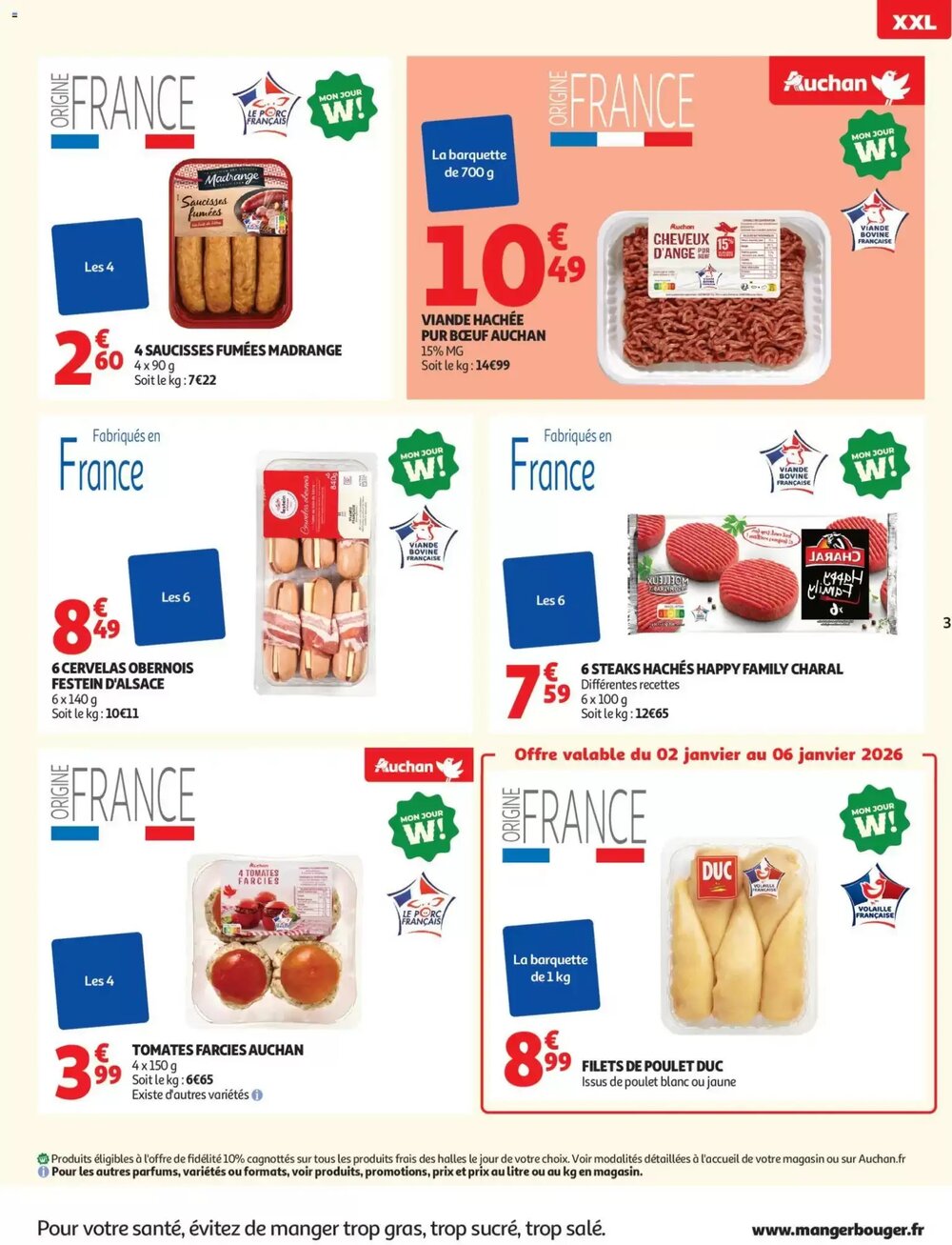 Prospectus promotionnel Auchan valable à partir du 02/01/2026 - Page 3.