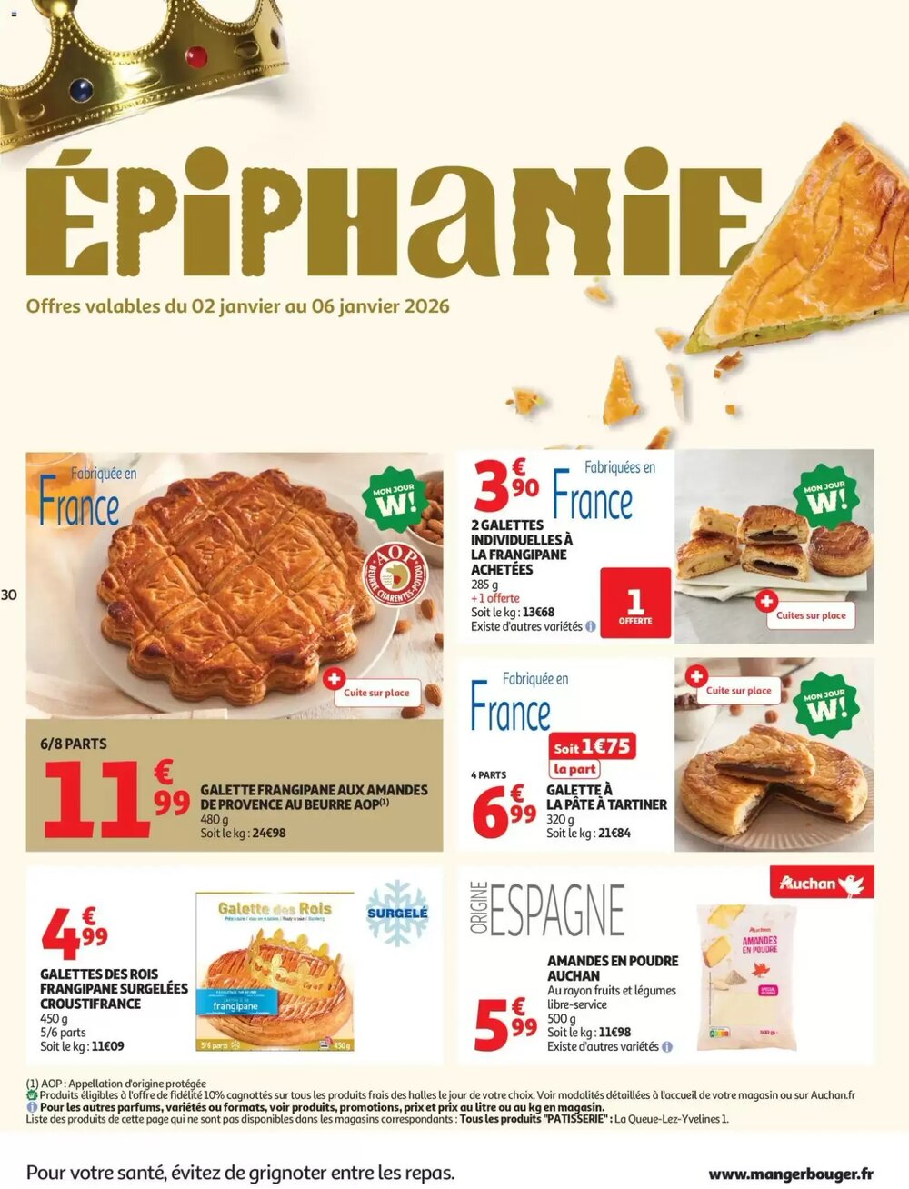 Prospectus promotionnel Auchan valable à partir du 02/01/2026 - Page 30.