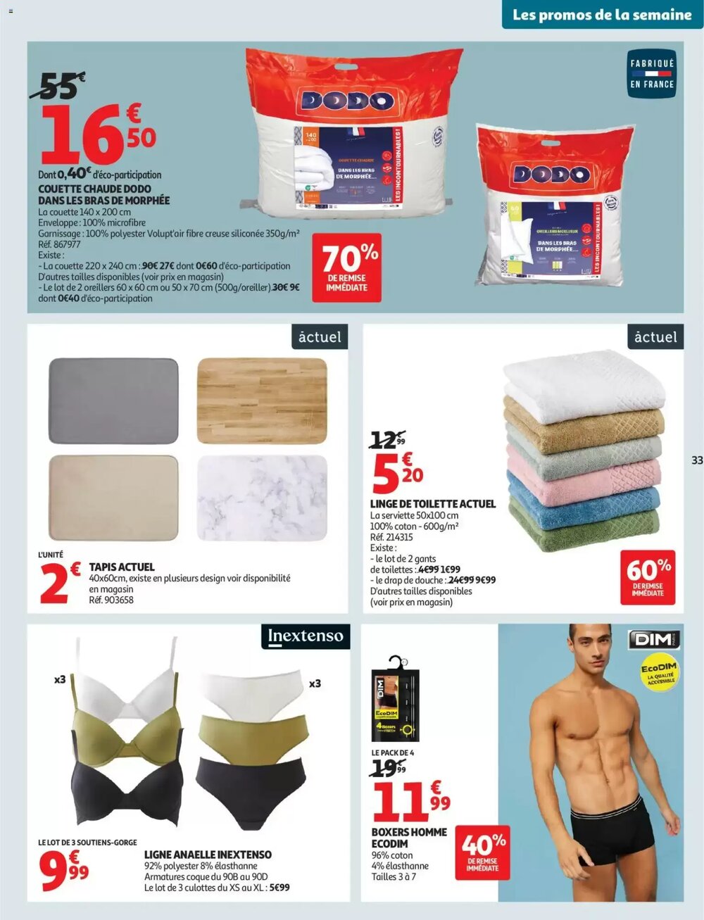 Prospectus promotionnel Auchan valable à partir du 02/01/2026 - Page 33.
