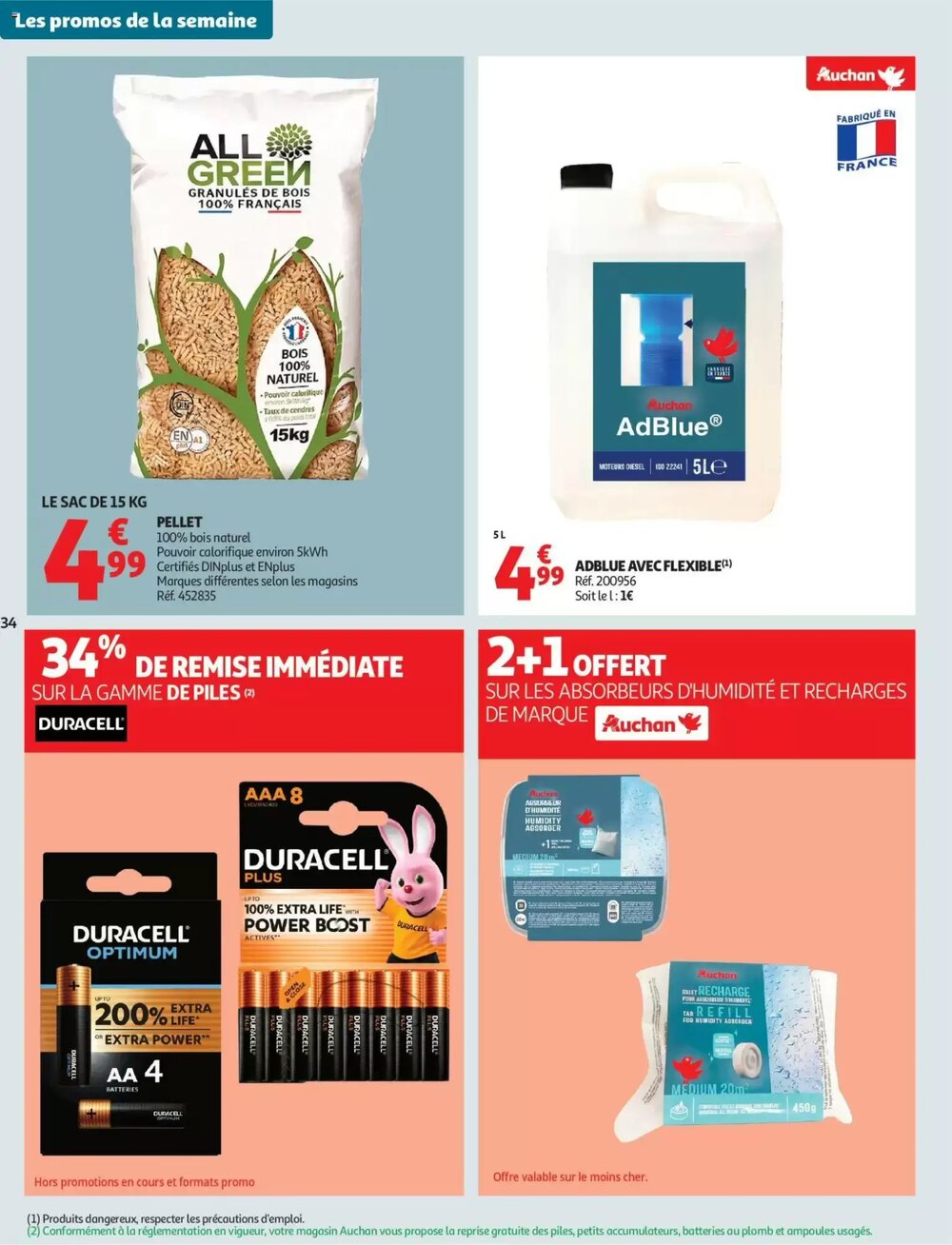 Prospectus promotionnel Auchan valable à partir du 02/01/2026 - Page 34.