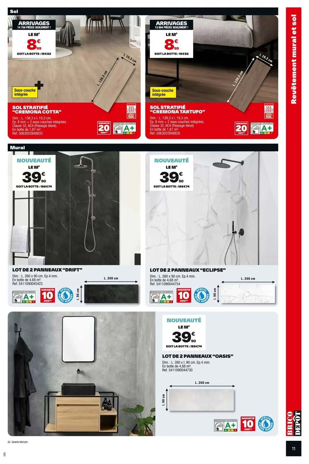 Prospectus promotionnel Brico Dépôt valable à partir du 02/01/2026 - Page 11.