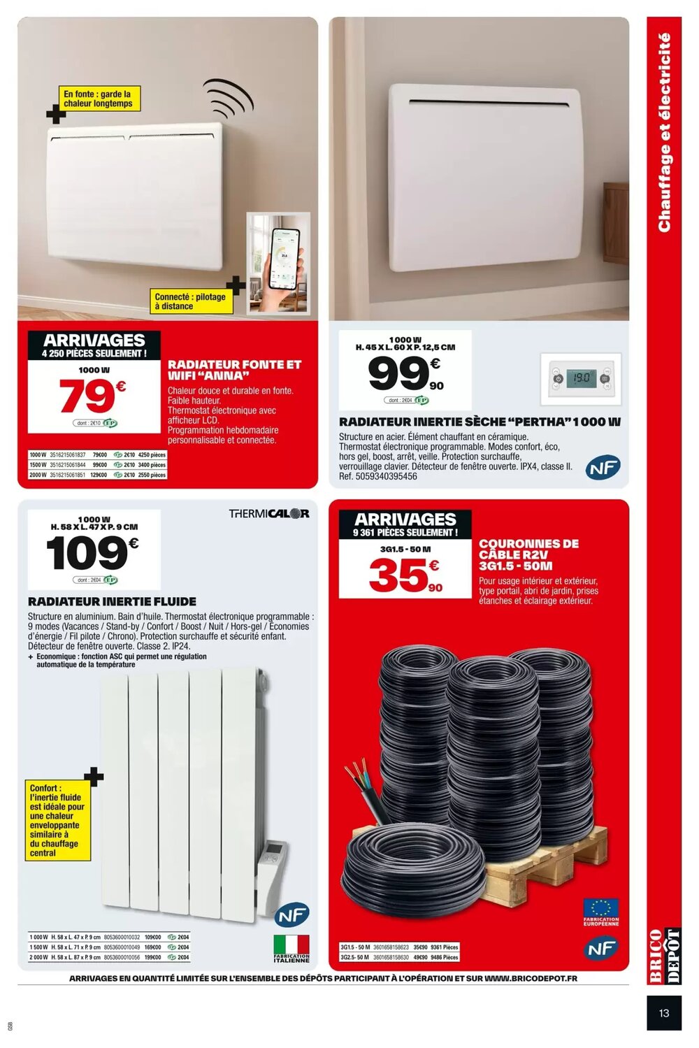 Prospectus promotionnel Brico Dépôt valable à partir du 02/01/2026 - Page 13.