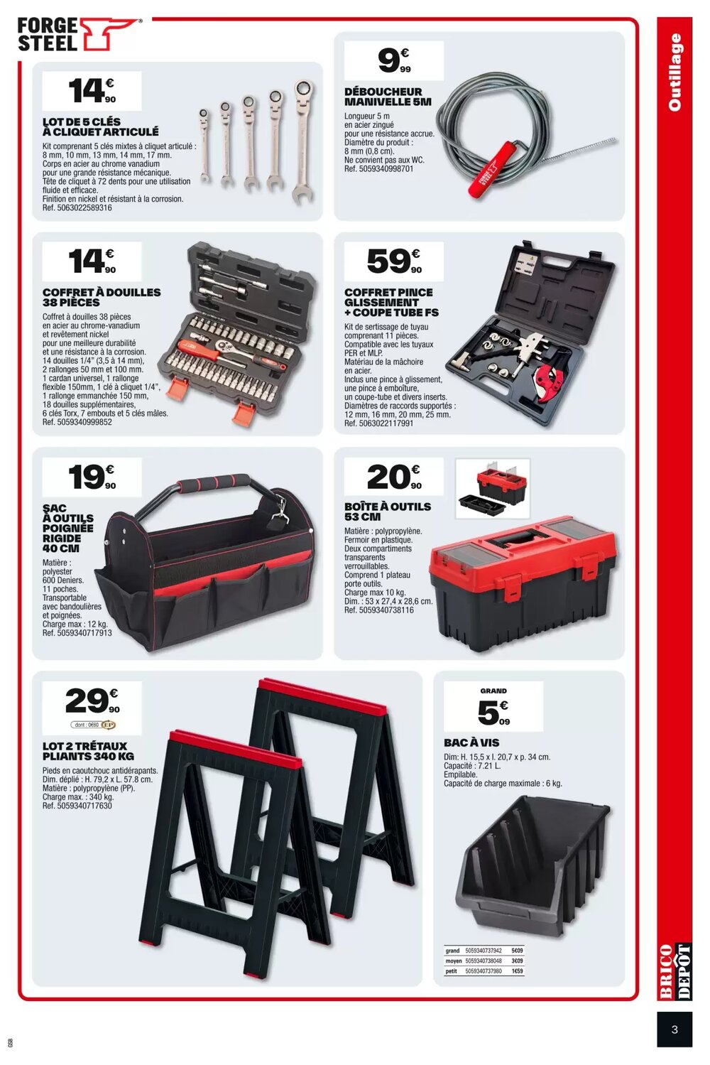 Prospectus promotionnel Brico Dépôt valable à partir du 02/01/2026 - Page 3.