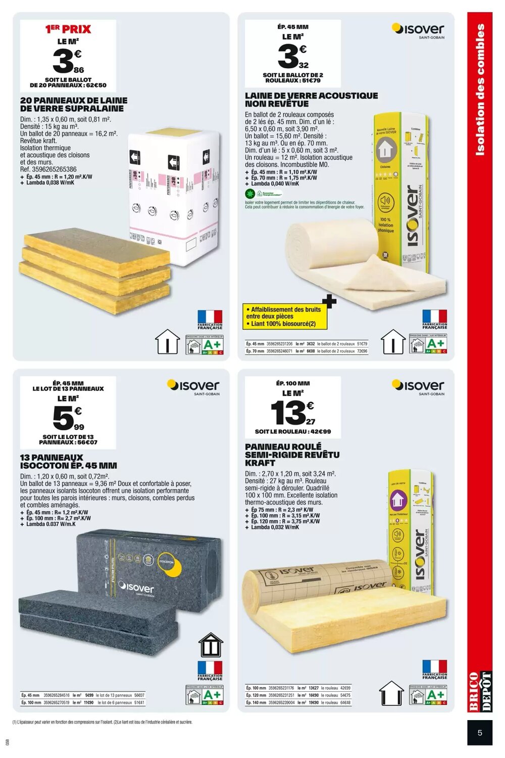 Prospectus promotionnel Brico Dépôt valable à partir du 02/01/2026 - Page 5.
