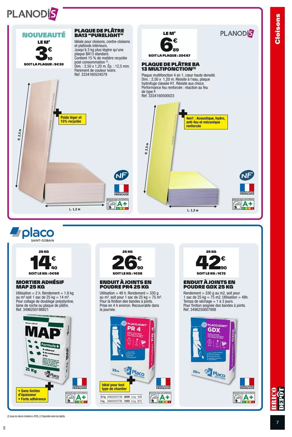Prospectus promotionnel Brico Dépôt valable à partir du 02/01/2026 - Page 7.