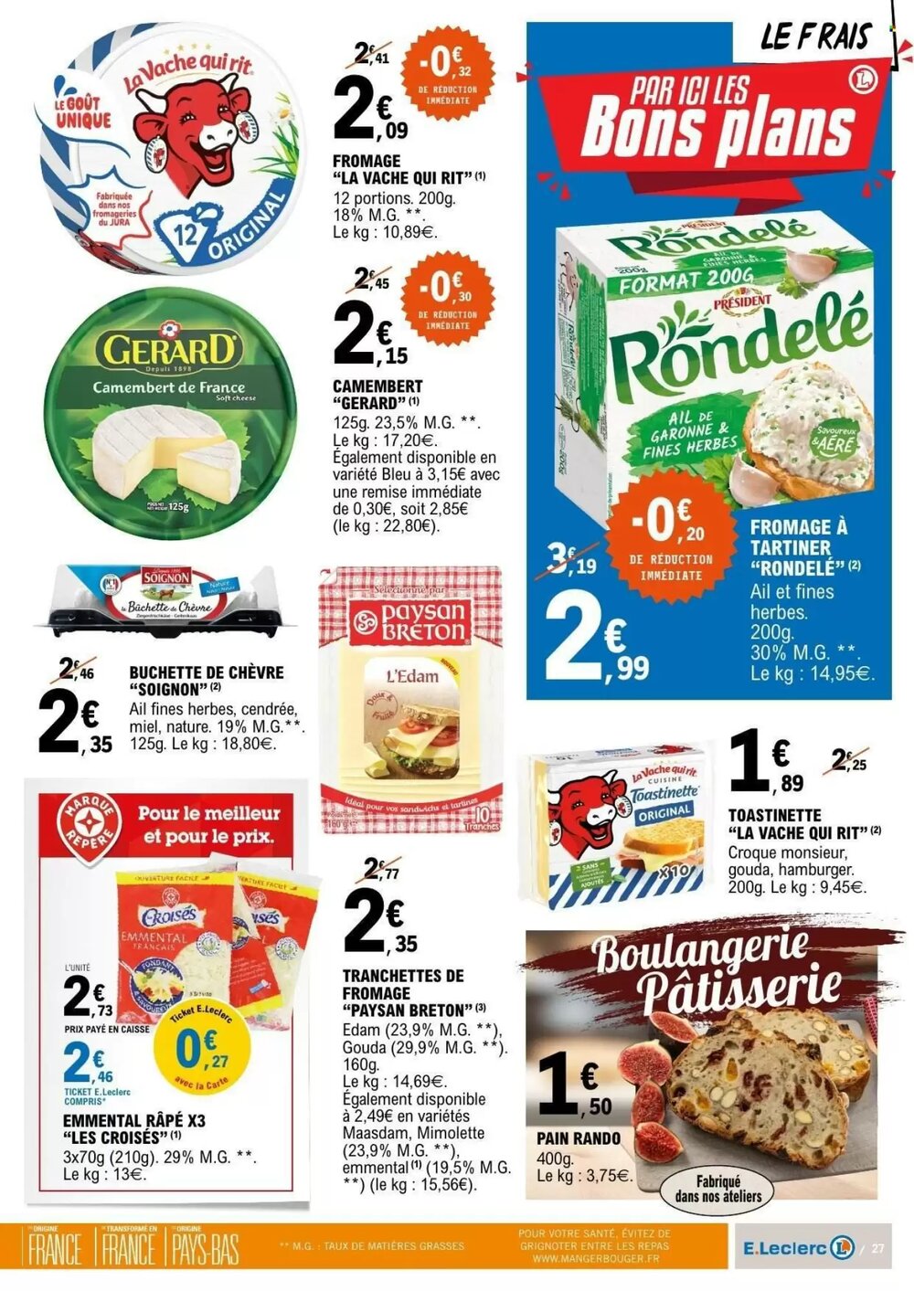 Prospectus promotionnel E.Leclerc valable à partir du 02/01/2026 - Page 27.