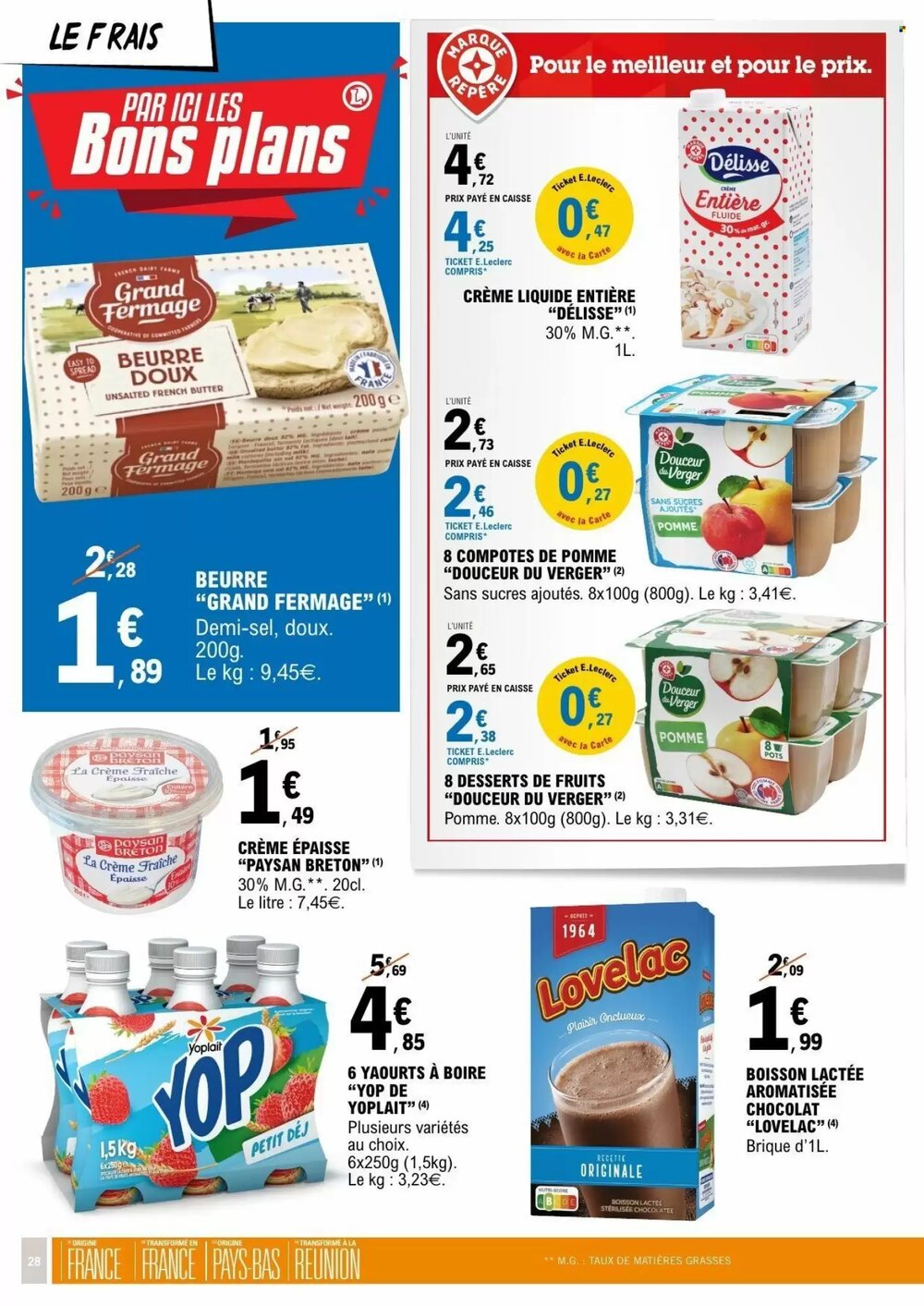 Prospectus promotionnel E.Leclerc valable à partir du 02/01/2026 - Page 28.
