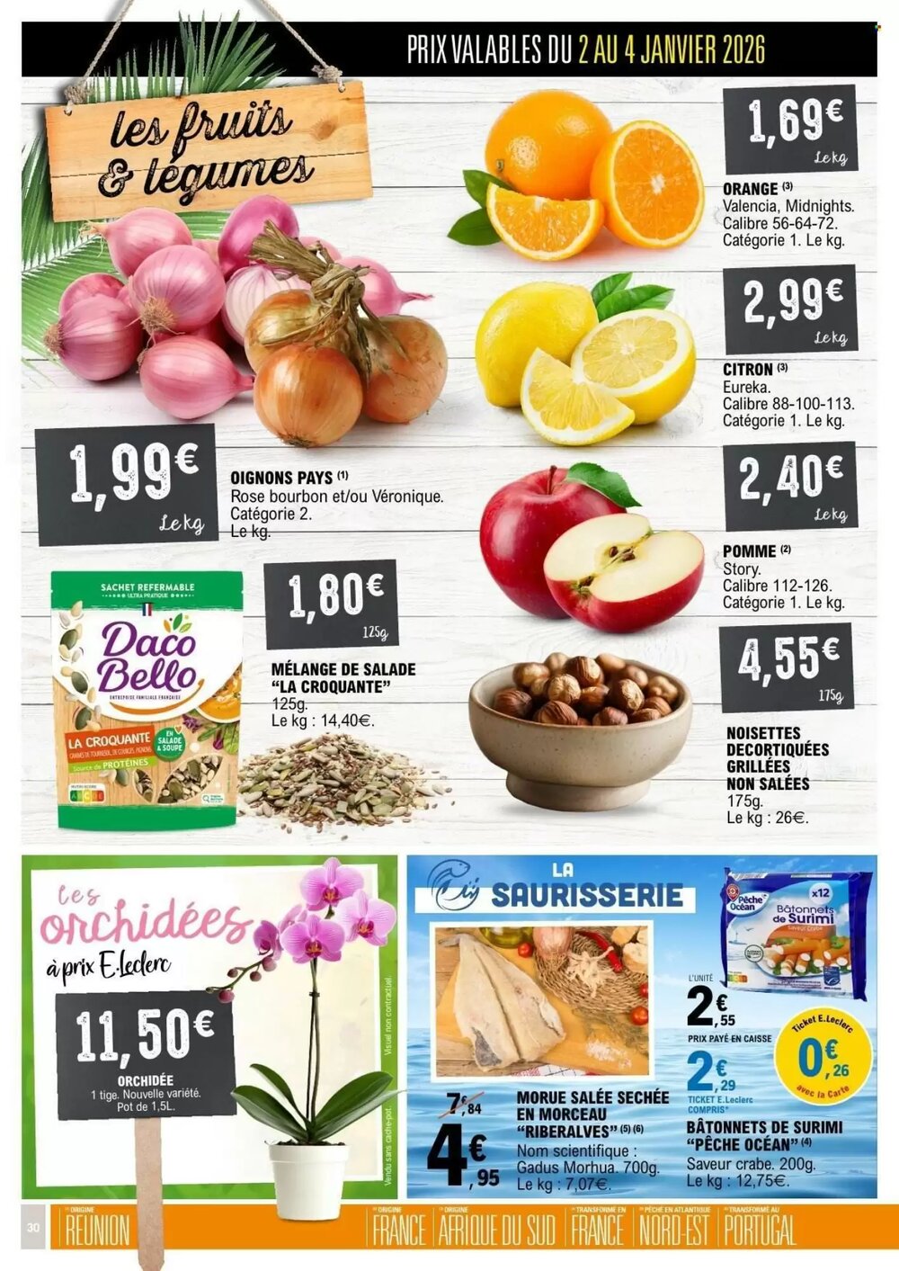 Prospectus promotionnel E.Leclerc valable à partir du 02/01/2026 - Page 30.
