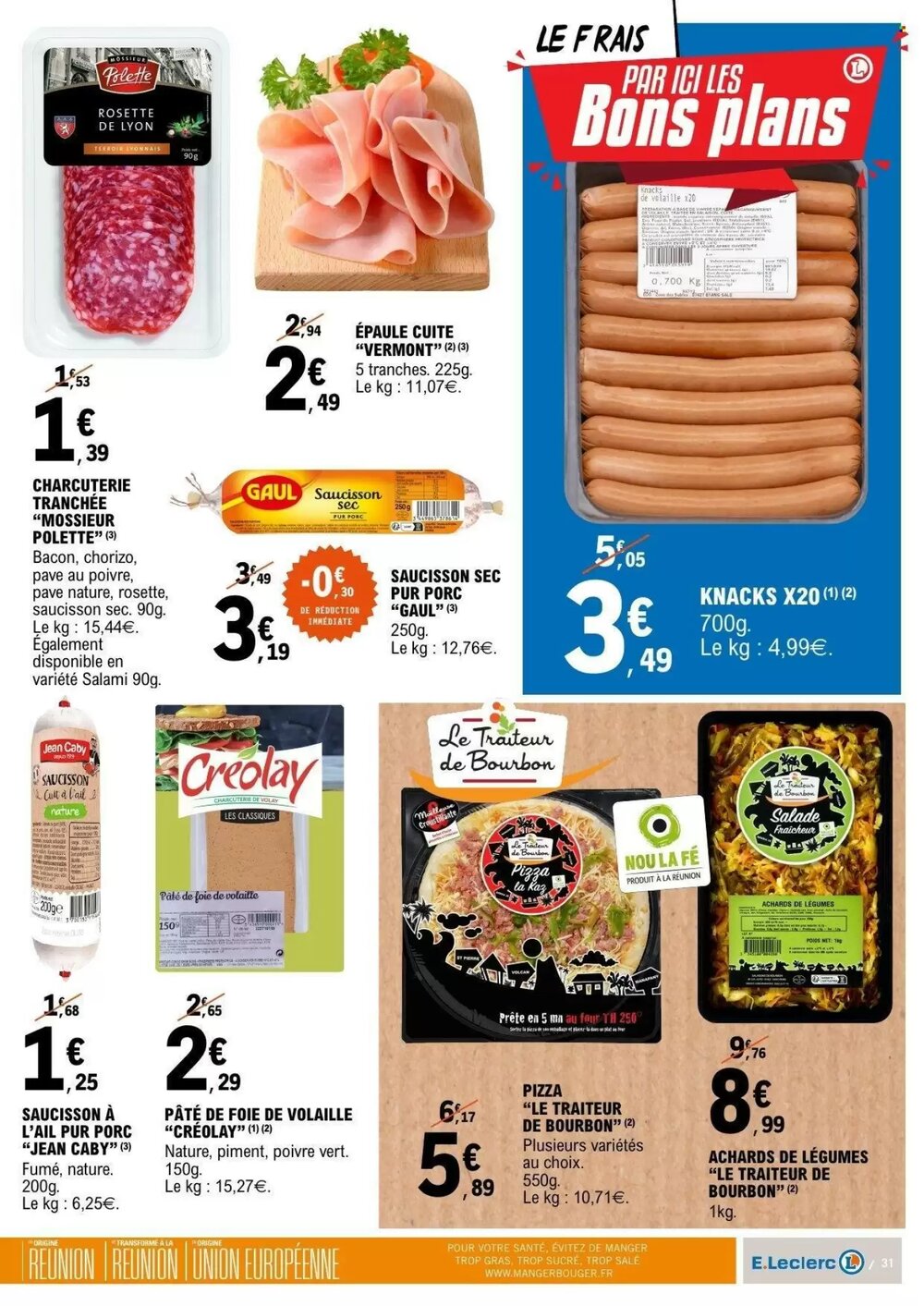 Prospectus promotionnel E.Leclerc valable à partir du 02/01/2026 - Page 31.