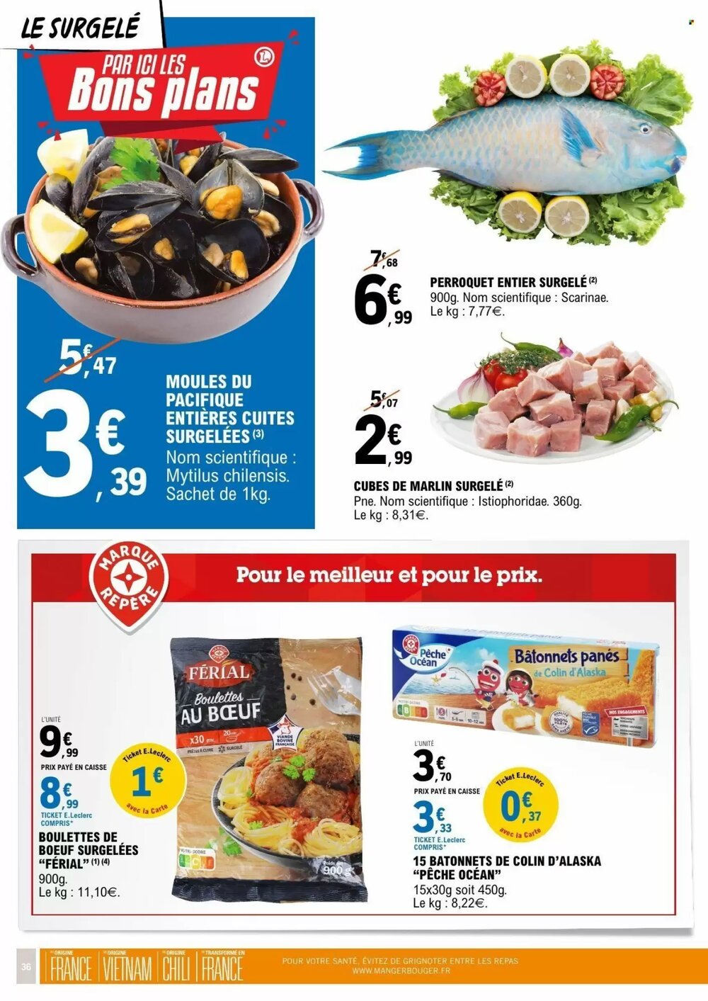 Prospectus promotionnel E.Leclerc valable à partir du 02/01/2026 - Page 36.