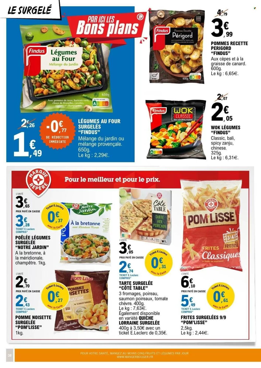 Prospectus promotionnel E.Leclerc valable à partir du 02/01/2026 - Page 38.