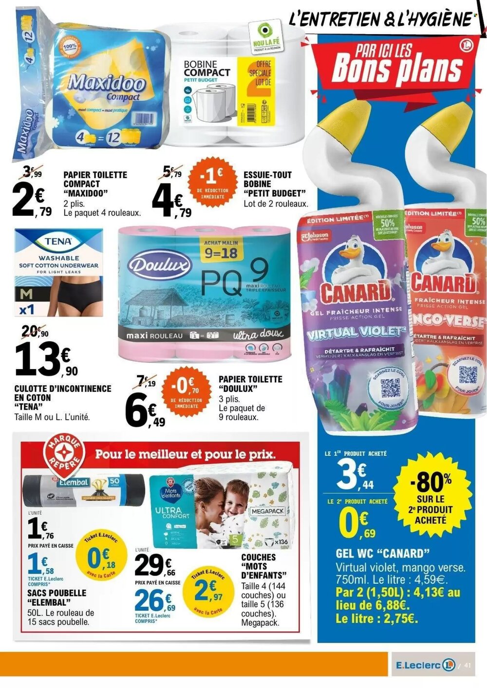 Prospectus promotionnel E.Leclerc valable à partir du 02/01/2026 - Page 41.