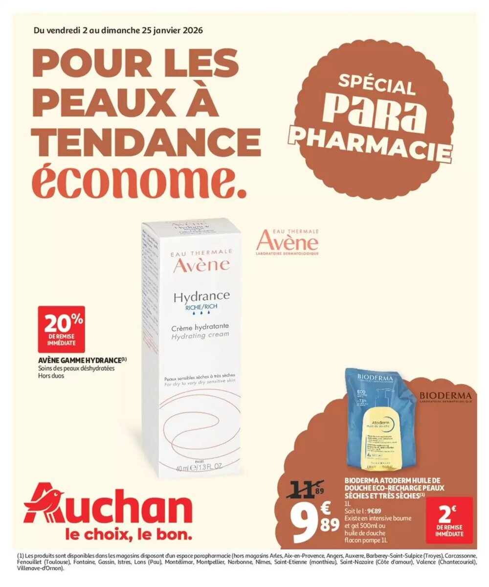 Prospectus promotionnel Auchan valable à partir du 02/01/2026 - Page 1.