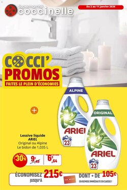 Prospectus promotionnel Coccinelle Supermarché valable à partir du 02/01/2026
